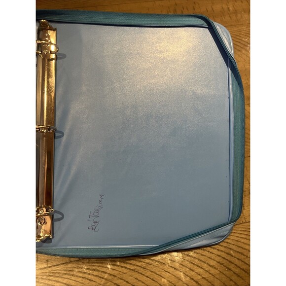 Vintage Lisa Frank Kitty Cat Love Angel Binder Y2K 90s Three Ring Zipper  VTG - Picture 3 of 7